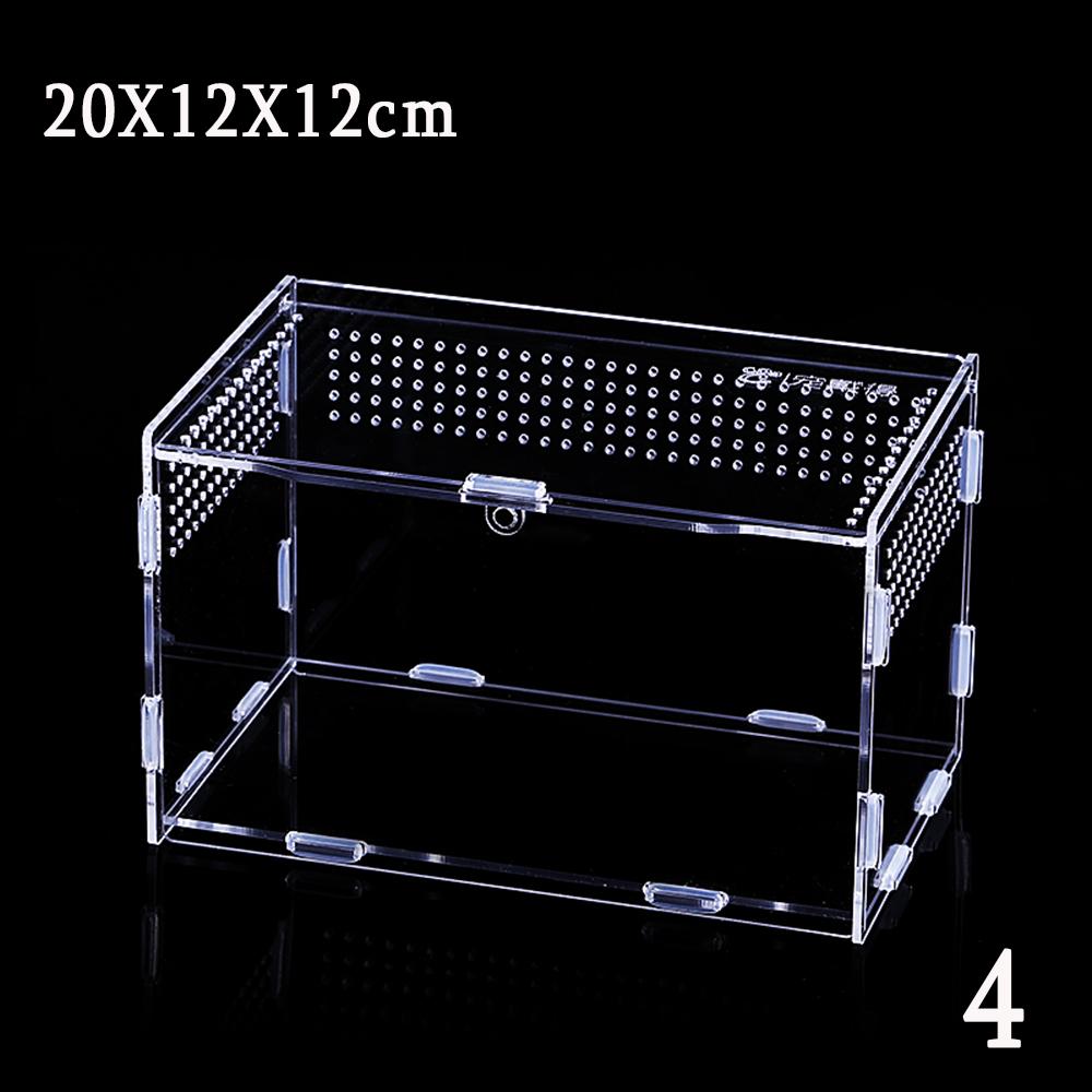 Акриловый контейнер для вылупления пауков, инкубатор для змей, лягушек, насекомых, рептилий, инкубатор для террариумов, ящик для разведения насекомых