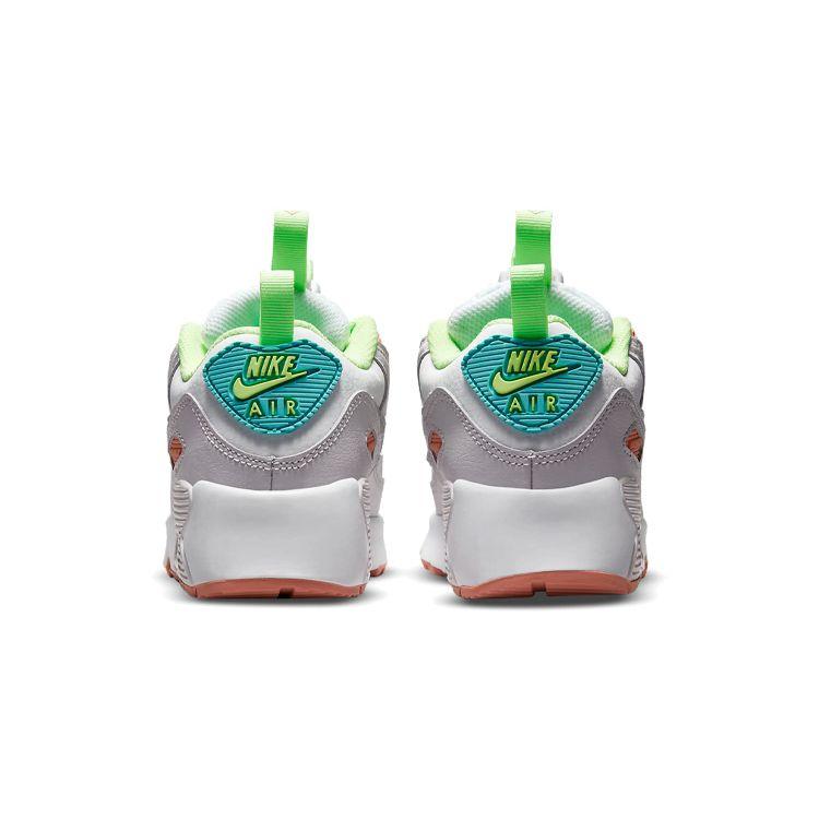 Nike Детские кроссовки Air Max 90 Toggle PS White Crimson Bliss Светло-фиолетовый металлик-платиновый CV0064-102