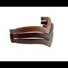 Empty Channel Leather Bridle Parts U Shape Brow Band 6 MM.