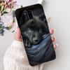Чехол для LG G7 ThinQ Черный Силикон Милый Кот Модные Цветы Крутая Расписная Задняя Крышка Для Телефона LG G7ThinQ LMG710EM