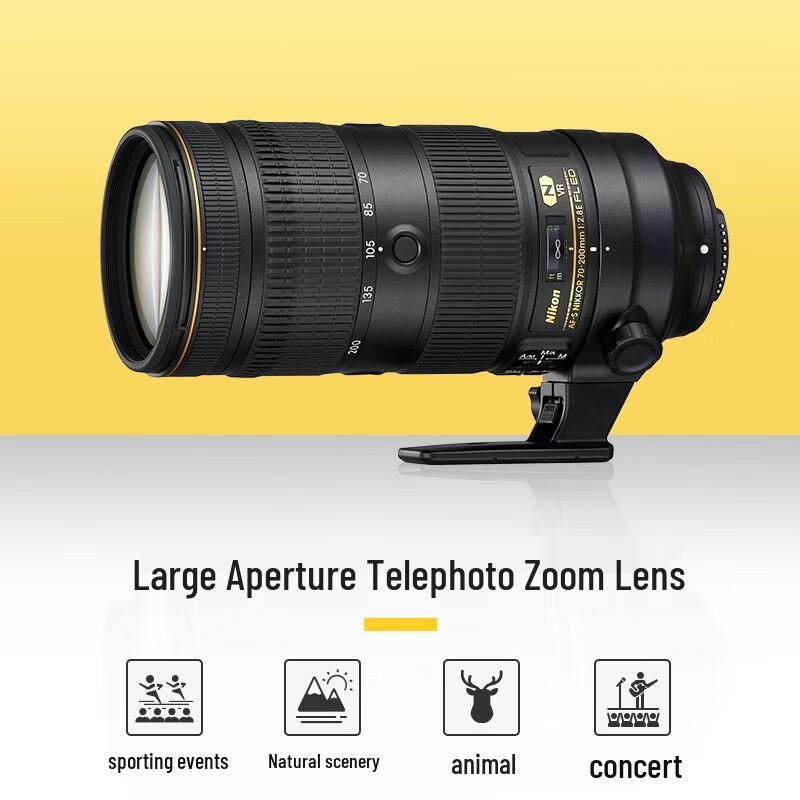 Nikon AF-S NIKKOR 70-200mm f/2.8E FL ED VR Telephoto Zoom Lens