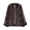 Зимняя новая универсальная мужская кожаная куртка Haining с мехом, бархатная и утолщенная мотоциклетная кожаная куртка с мехом