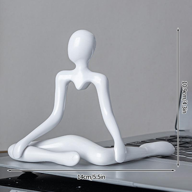 Статуя скандинавского абстрактного мыслителя, абстрактная фигура, скульптура, небольшие украшения, мини-современное искусство, настольный декор, ручная работа, творческая статуя