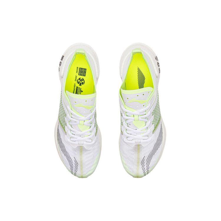 Кроссовки Li Ning Absolute Shadow Essential Cushioning Rebound, дышащие, легкие, с низким верхом, женские, белые, зеленые ARHQ258-3