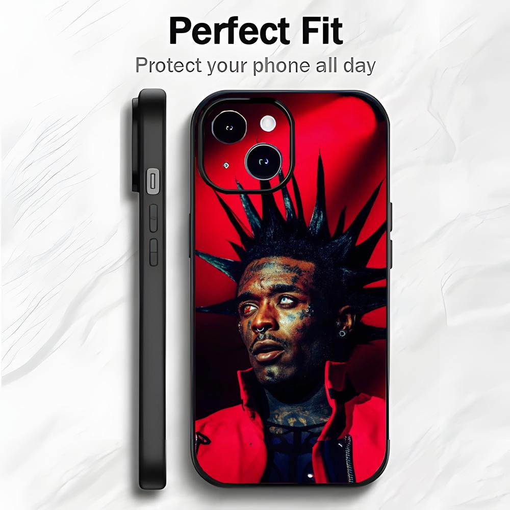 Эклектичная хип-хоп звезда L-Lil Uzi Vert Чехол для телефона Чехол для телефона Мягкая упаковка Легкий Для iPhone17 16 15 14 13ProMax