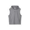 Спортивный жилет-пуловер с капюшоном Dri-FIT, без рукавов, дышащий, серый DZ0572-091