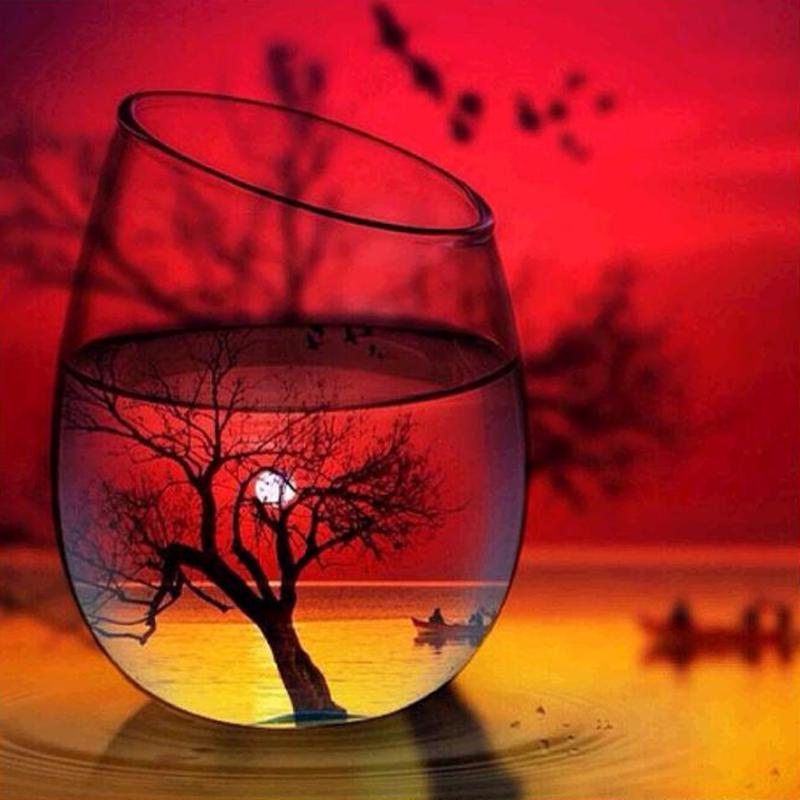 Diamond Painting Sunset Scenery Diy Diamond Painting Embroidery Cross Stitch Home Decor