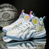 Basketball Shoes Men's Children's Sports Shoes Teenagers Junior High School Students Blue Sneakers Men's and Women's Sports Indoor and Outdoor Pl