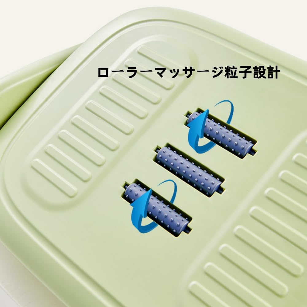 WXQ Регулируемая с массажем ABS для и 50 x 32 x 14 см Подстольная подставка для ног, Высота, Ролики, Материал, Офис, Дом, Удаленная работа, (Серый)