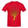 Unisex Music Lover Tree Of Life T Shirt Vintage Big Size Oneck Cotton Custom Sleeve Tshirt