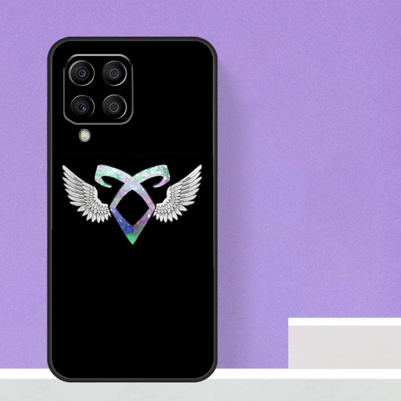 Логотип Shadowhunters Angelic Rune для Samsung Galaxy M12 M32 M52 M14 M34 M54 M21 M51 M31 M30s M20 M15 M55 M13 M33 M53 Чехол