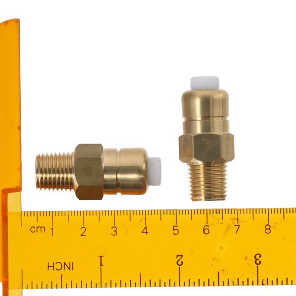 2pcs Brass Thermal Release Valve 1/4" Temperature Control Valve  Pressure Washer Pump