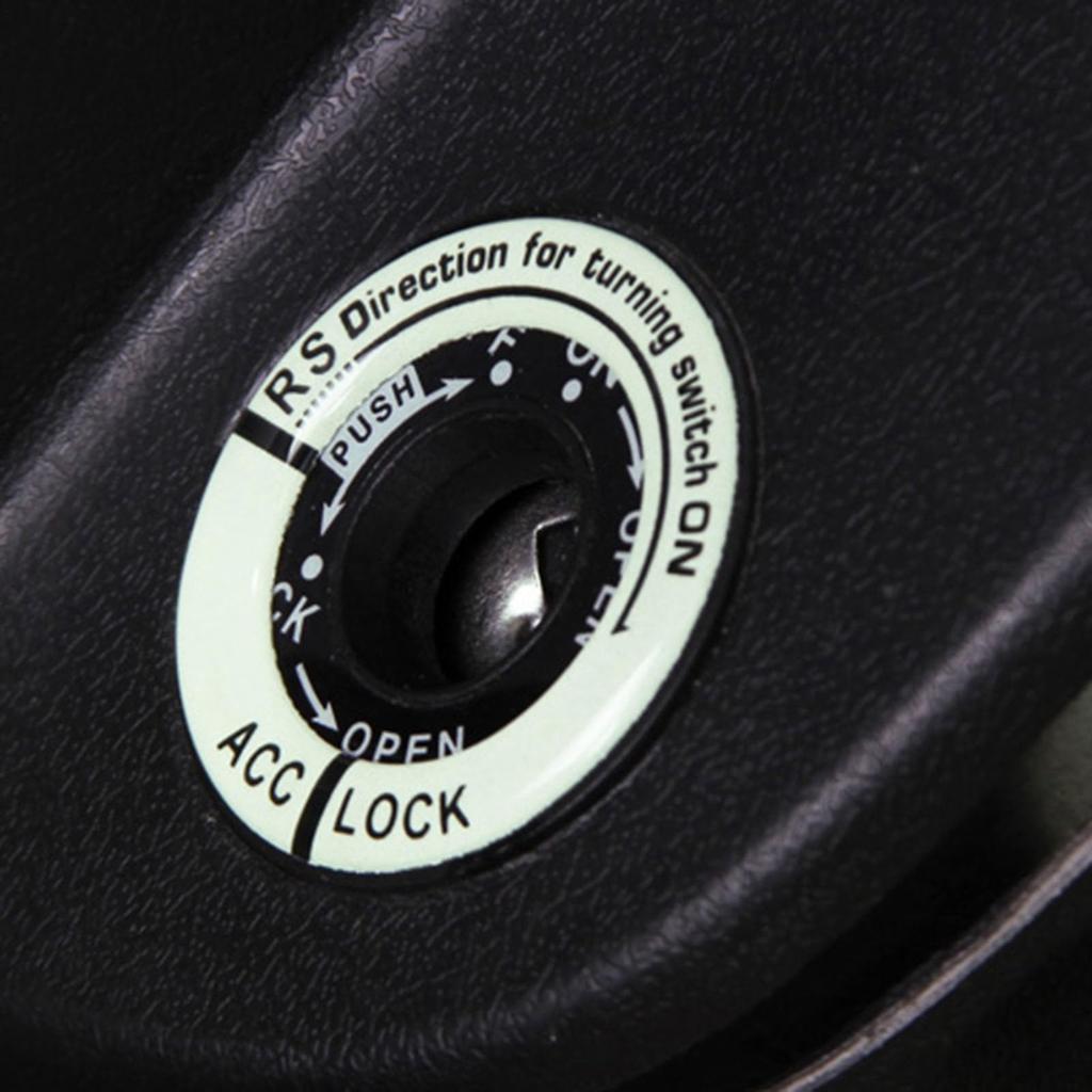 Наклейка на замочную скважину автомобиля, Светящаяся наклейка-держатель для ключей, 3D Светящаяся накладка на зажигание, Автомобильная наклейка, Персонализация, Украшение