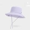 Летняя шляпа от солнца для улицы с широкими полями и однотонным дизайном для улицы