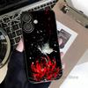 Гуль Алый Паук Лилия Токио Для iPhone 17,16,15,14,13,12,11,Pro,Max,Plus Магнитная Беспроводная Зарядка Прозрачный серый Чехол для Телефона