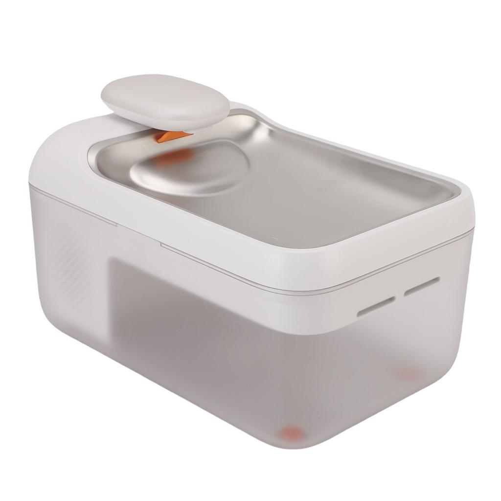 Фонтан для воды для кошек 4,5 л большой емкости, подключаемый, тихий, миска из нержавеющей стали, автоматическая поилка для домашних животных