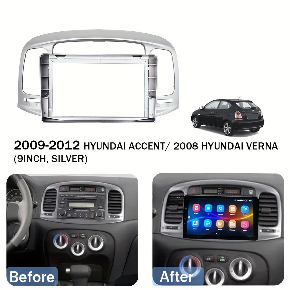 Рамка для автомагнитолы для Hyundai Accent 2008-2012 Видеопанель Плеер Аудио Панель 2 DIN Рамка Комплект для крепления на приборную панель Аксессуар Современный автомобиль