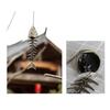 1pcs Vintage Wind Chime with Fishbone Design Metal Ornament Bells for Door Decoration Garden & Home Gift Handmade Hanging Decor