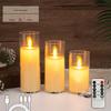 Rechargeable LED Acrylic Simulated Candle with Swinging Flame - Romantic Home Ambiance
