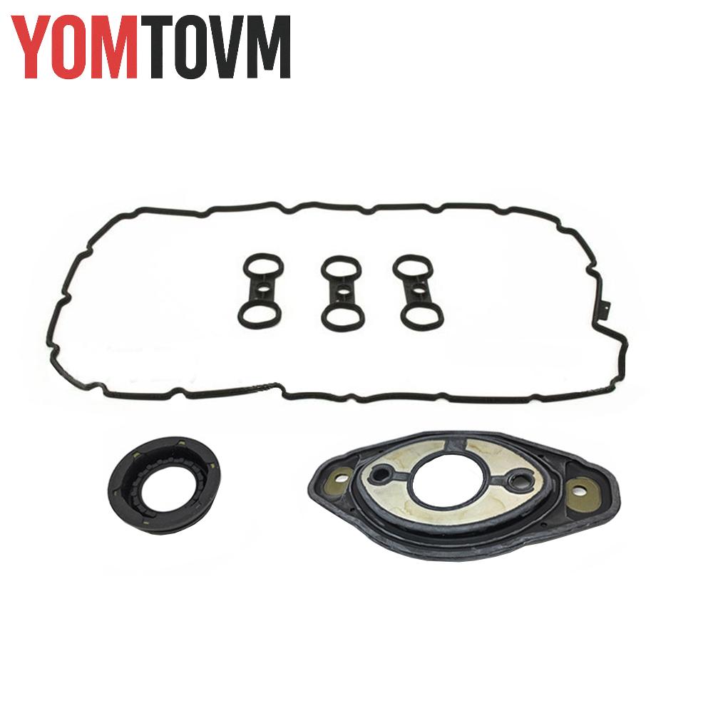 Rubber Valve Cover Gasket Set 11127552280, 11127559699 For BMW 128i 323i 328i/328xi xDrive 528i 528xi/528i xDrive X3 X5 Z4 3.0L