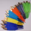 200Pcs Golden Duck Feathers for Crafts 10-15cm/4-6inch Natural Plumes for Needlework and Handicrafts DIY Holiday Decoration