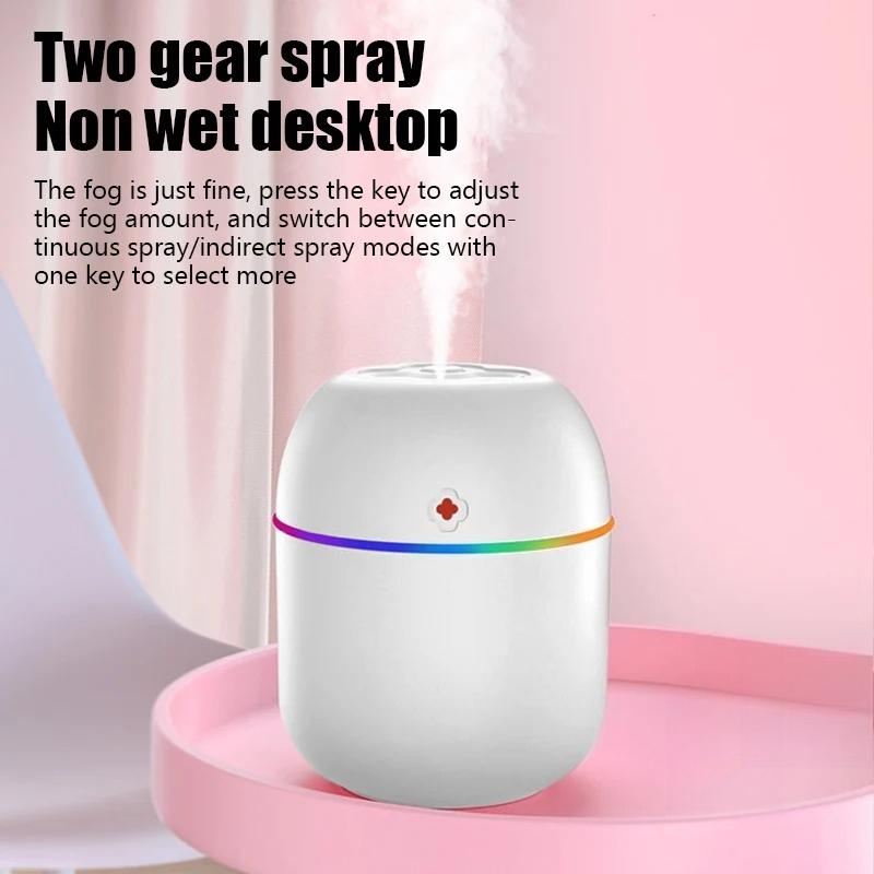 Новые мини настольные увлажнители-диффузоры для дома/офиса, с романтической подсветкой, USB-диффузор для эфирных масел, очиститель воздуха для автомобиля, подарок