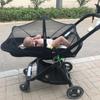 Black Pushchair Mosquito Net Dual Zipper Infant Protection Mesh New Protection Mesh Cover Outdoor