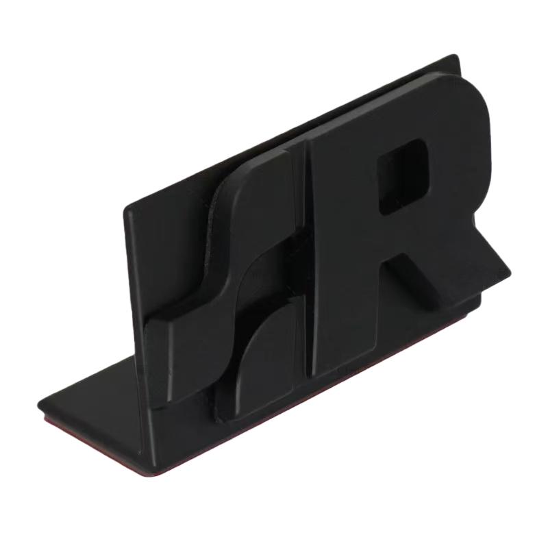 Car Metal SR Logo Front Grille Badge Emblem Rear Trunk Decals Sticker For SR32 SR35 SR36 MK4 MK5 MK6