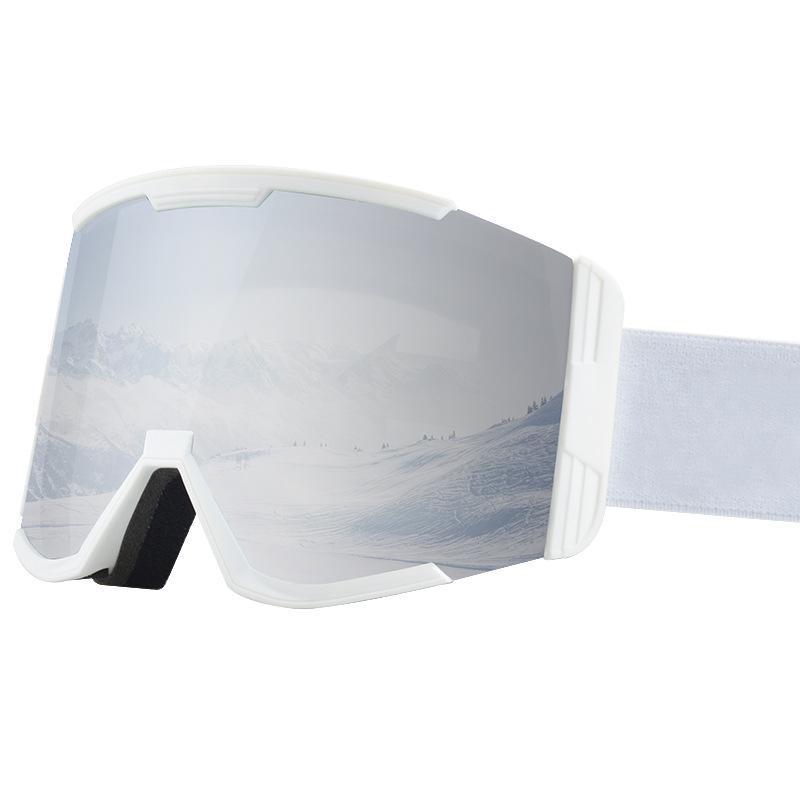 Double-layer anti-fog snow goggles Ski goggles compatible with prescription glasses, three-layer foam ski goggles