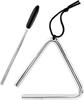 16cm On Each for Rhythmic Performance Triangle, Side, Music, Percussion, [Tmwinners] (16cm)