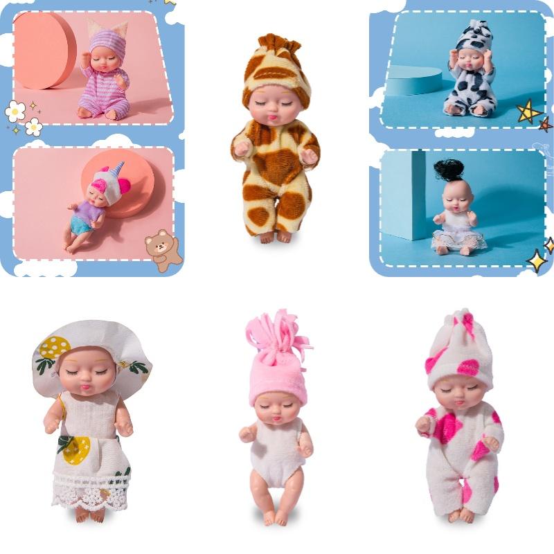 Реборн Спящая Кукла Девочка ПВХ BJD Игрушка с Подвижными Суставами и Мягкой Одеждой