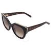 Philipp Plein Brown Gradient Cat Eye женские солнцезащитные очки Spp026s 0722 53
