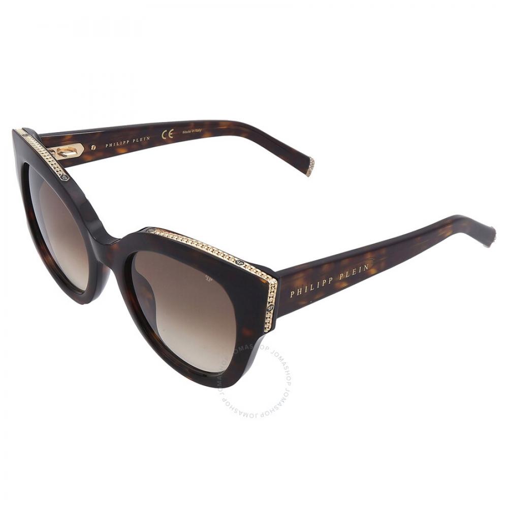 Philipp Plein Brown Gradient Cat Eye женские солнцезащитные очки Spp026s 0722 53