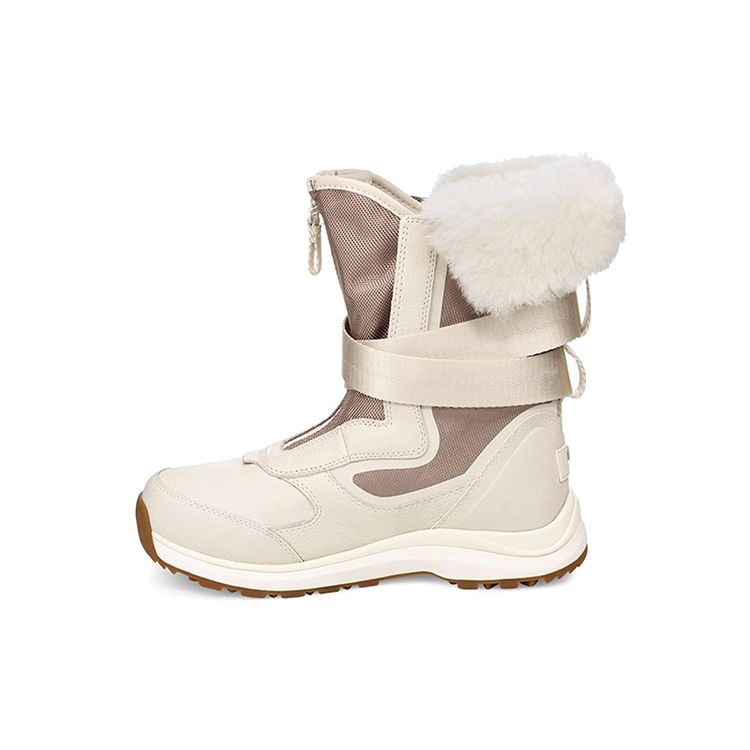 UGG Теплые женские сноубутсы Tahoe на молнии, комбинированные, цвет Жасмин-Белый 1103848-JSM