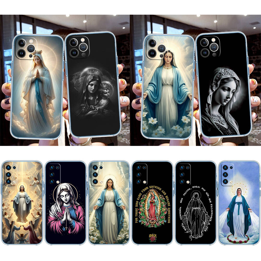 Чехол Virgen Maria для Motorola E7 E22 E20 E13 E15 E22S E30 E40 G10 G20 G04 G22 G23 G05 G75 G35 G55 G6 G7 G8 G9 Plus Power Play