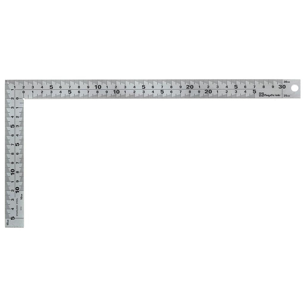 Niigata Seiki SK Сделано в Японии Серебряная изогнутая чешуя Ginryu Kaidan Чешуя Тонкая широкая 30 см TH-30KD