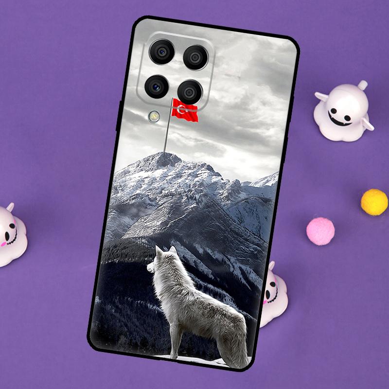 Турция Волк Мустафа Кемаль Ататюрк Чехол Для Samsung Galaxy M20 M30s M33 M13 M23 M53 M15 M55 M31 M51 M14 M34 M54 M32 M52 Чехол