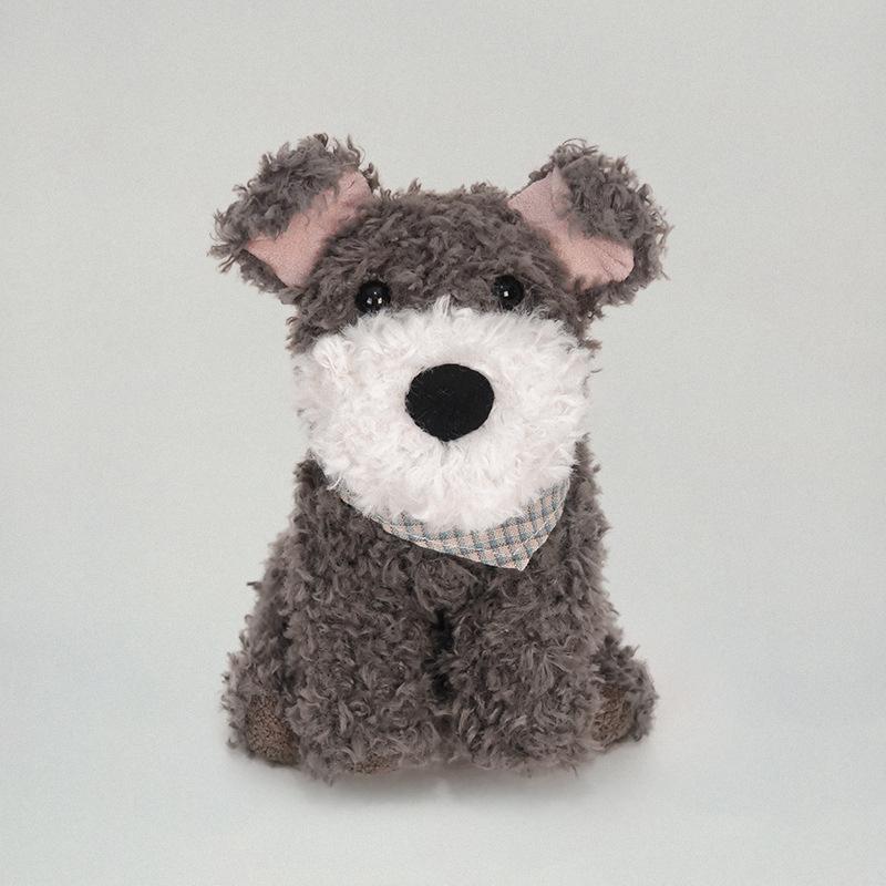Farm small animal series doll doll cartoon sitting curly puppy kitten plush toy doll