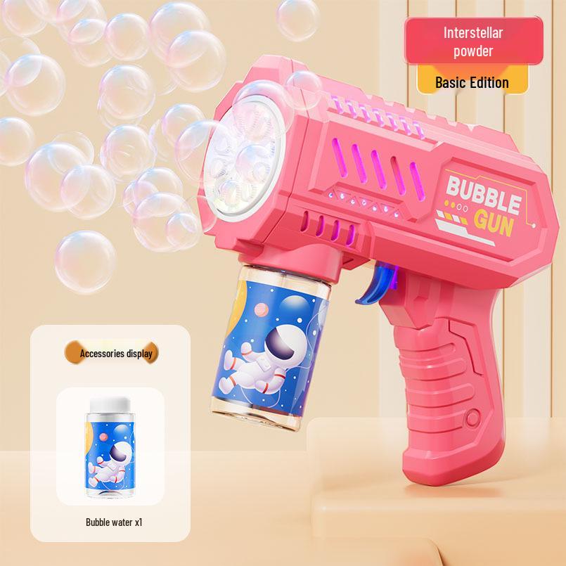 Ручная 10-дульная машина для выдувания пузырей Гатлинга – Автоматический пистолет для выдувания пузырей для детей