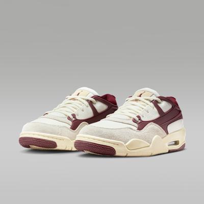 Jordan 4 RM Sail Dark Team Red Coconut Milk (Women's)