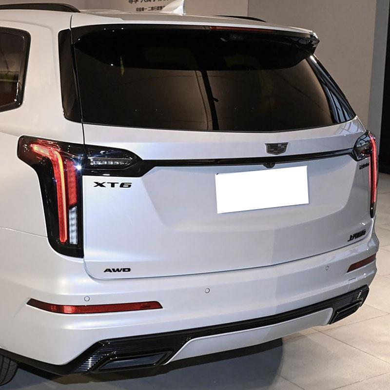 AABHP1 ABS 3D Front Grille Rear Trunk Emblem for Cadillac XT6 Fender Badge Logo Decal Cover Stickers Auto Accessories