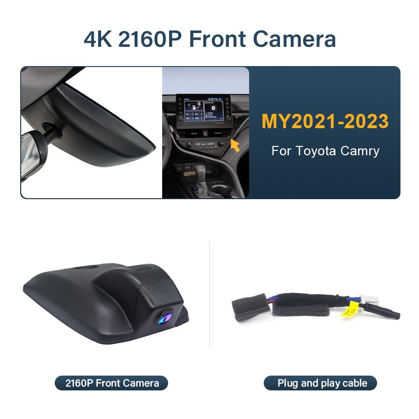 4K HD 2160P Plug and play Автомобильный видеорегистратор Видеорегистратор Камера для Toyota Camry XV70 2020 2025 2025 2025 Автомобильный видеорегистратор