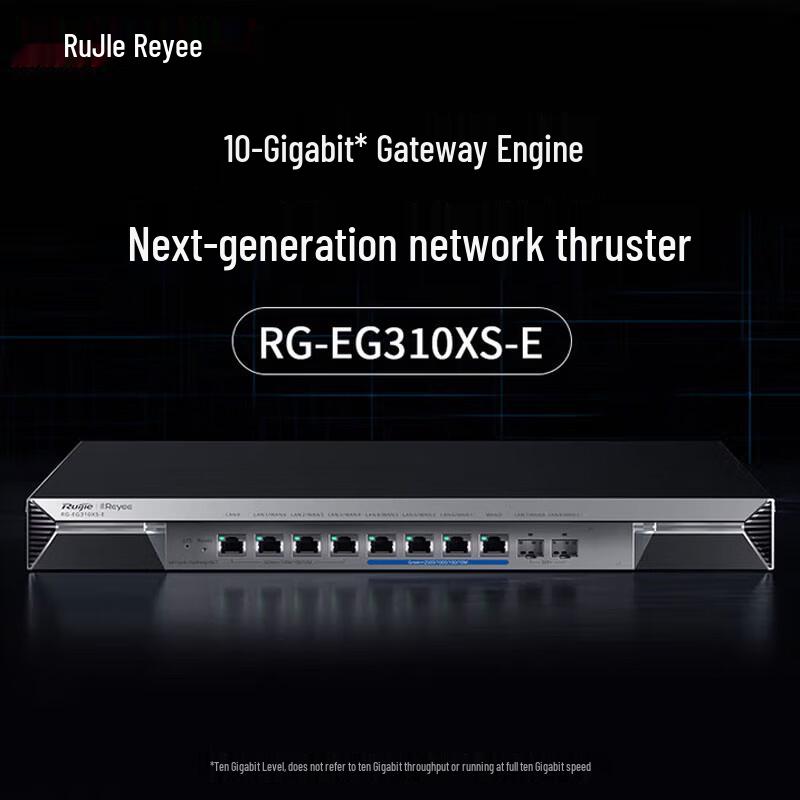 Ruijie RG-EG310XS-E Enterprise 10-Gigabit SD-WAN Gateway Router (CN version)