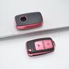 Для Vw Volkswagen Skoda Octavia Kodiaq Seat Leon Altea Beetle Tiguan Polo Golf Passat Автомобильный Чехол Оболочка Брелок ТПУ Автомобильный Складной Ключ Чехол
