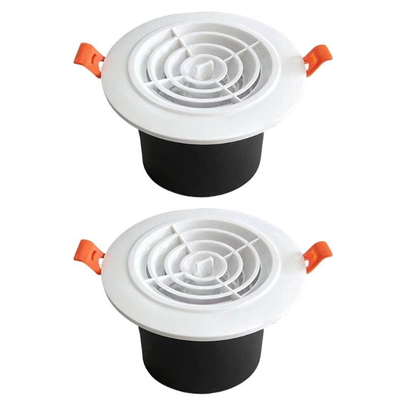 Circular Air Outlet Cover For Exhaust System 100mm Size acrylonitrile Adjustable And Flexible