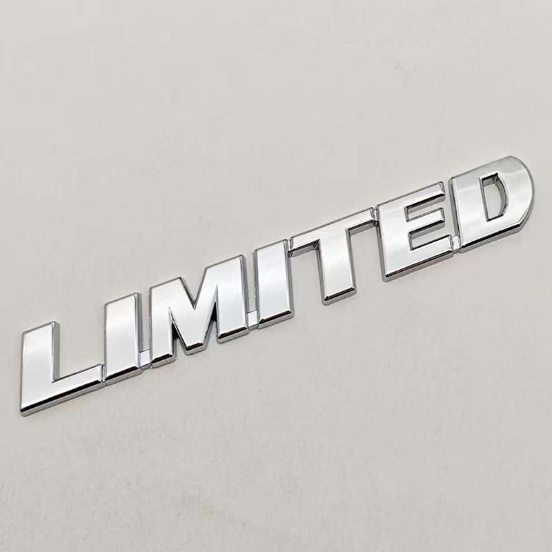 3D Metal Car Letters Logo LIMITED Rear Trunk Badge Sticker Emblem For JEEP Grand Cherokee Overland Compass Wrangler Accessories ALY1