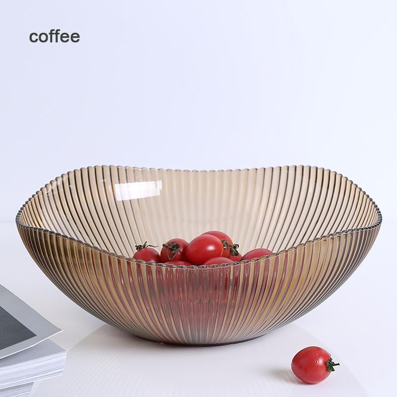 Пластиковые миски для хранения фруктов конфетного цвета, поднос для хранения на кухне, миска для хранения закусок, хлеба и овощей, настольный контейнер для еды