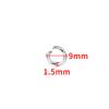1.5mm Thick Stainless Steel 8/9/10/12mm Open Jump Rings For Jewelry Making Materials Necklace Bracelet Connector DIY Accessories