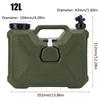 12L Camping Water Tank With Faucet Portable Water Container With Hand Sanitizer Bottle Leak-Proof Water Bucket For Camping 4