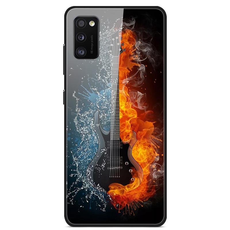 Для Samsung A41 Чехол A31 A71 A51 Закаленное Стекло Жесткие Задние Крышки Для Samsung Galaxy A51 Чехлы Для Телефона Защитные Fundas Coque A 41